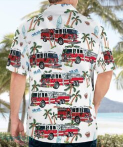 Somers, New York, Somers Volunteer Fire Department Tropical 3D Hawaiian Shirt Gift For Summer Product Photo 4