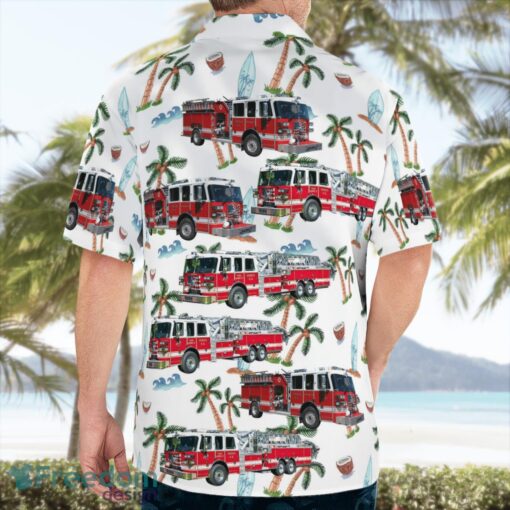 Somers, New York, Somers Volunteer Fire Department Tropical 3D Hawaiian Shirt Gift For Summer Product Photo 4