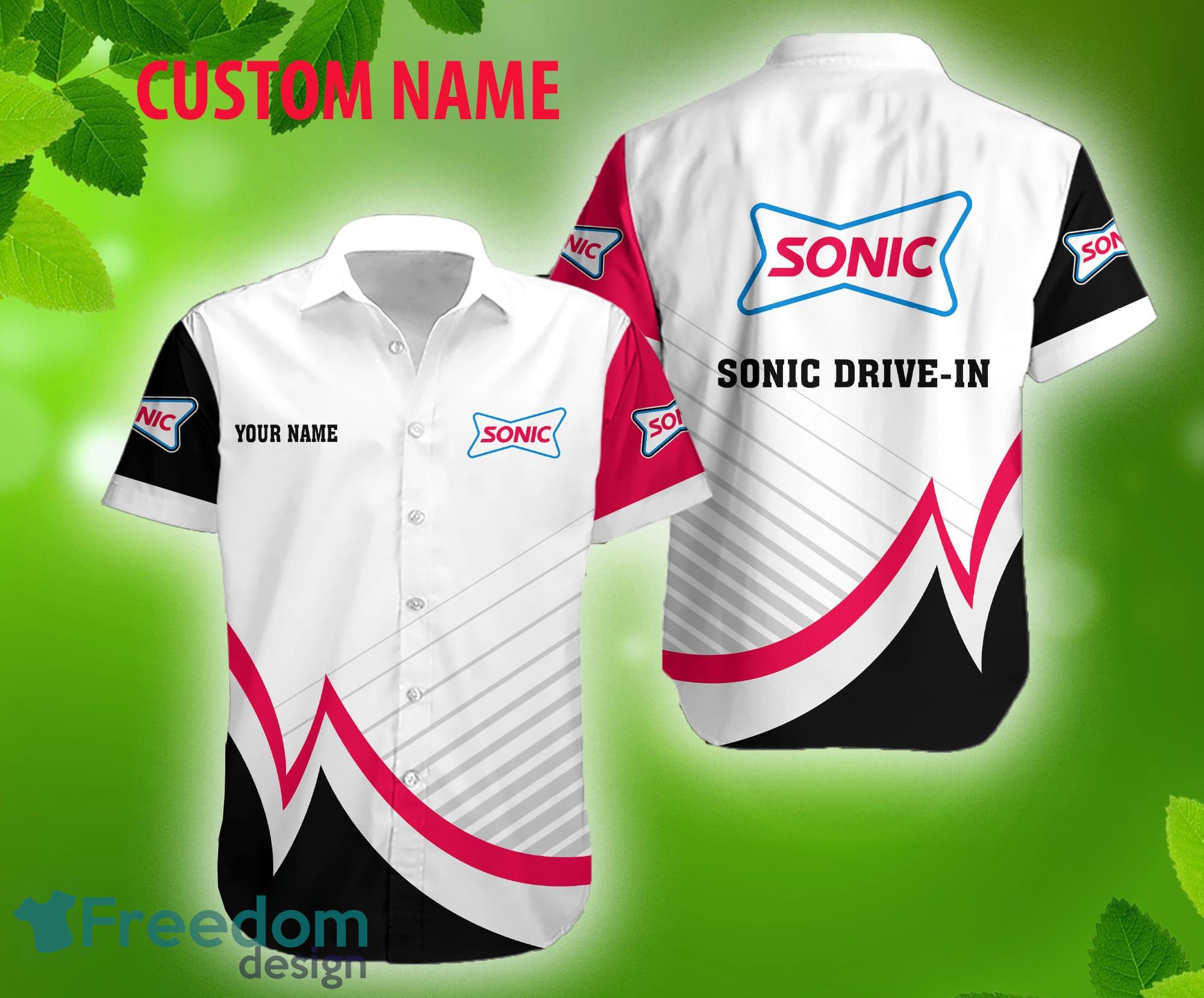 Sonic Drive-In Personalized Name Best New AOP Hawaiian Shirt For Summer Holidays - Sonic Drive-In Personalized Name Best New AOP Hawaiian Shirt Tropical Aloha For Mens