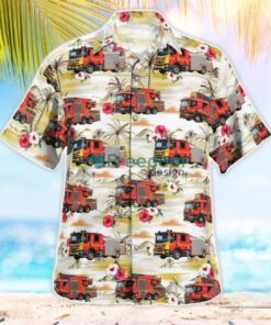 South Australian Metropolitan Fire Service (SAMFS) Hawaiian Shirt Gift For Summer Vacation Product Photo 2