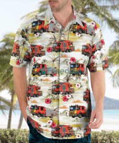 South Australian Metropolitan Fire Service (SAMFS) Hawaiian Shirt Gift For Summer Vacation Product Photo 3