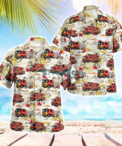 South Australian Metropolitan Fire Service (SAMFS) Hawaiian Shirt Gift For Summer Vacation