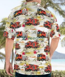 South Australian Metropolitan Fire Service (SAMFS) Hawaiian Shirt Gift For Summer Vacation Product Photo 4