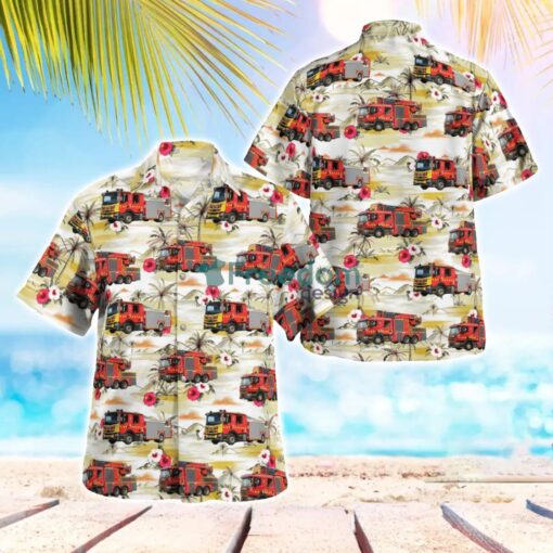 South Australian Metropolitan Fire Service (SAMFS) Hawaiian Shirt Gift For Summer Vacation Product Photo 1