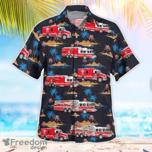 South Carolina, Colleton County Fire Rescue Beach Hawaiian Shirt Product Photo 3