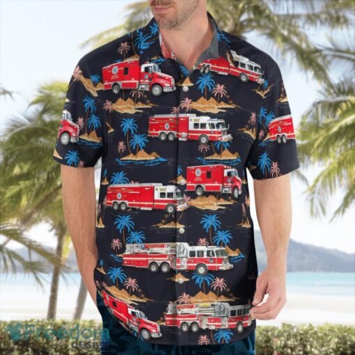 South Carolina, Colleton County Fire Rescue Beach Hawaiian Shirt Product Photo 4