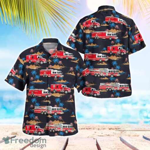 South Carolina, Colleton County Fire Rescue Beach Hawaiian Shirt Product Photo 1