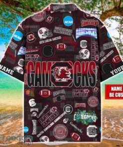 South Carolina Gamecocks Logo Hawaiian Shirt For Fans Trending Beach Shirt Custom Name Product Photo 2