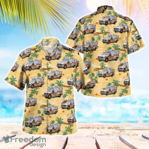 South Carolina Greenville County EMS Hawaiian Shirt Summer Beach Gift Product Photo 1