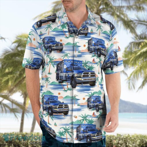 South Houston EMS Hawaiian Shirt Beach Summer Gift Product Photo 3