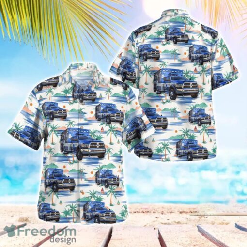 South Houston EMS Hawaiian Shirt Beach Summer Gift Product Photo 1