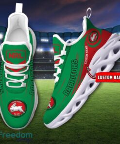 South Sydney Rabbitohs NRL Max Soul Shoes Sneakers Sport Gift For Fans Running Shoes Custom Name Product Photo 2