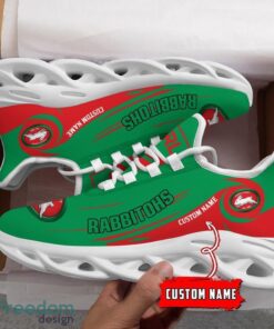 South Sydney Rabbitohs NRL Max Soul Shoes Sneakers Sport Gift For Fans Running Shoes Custom Name Product Photo 3