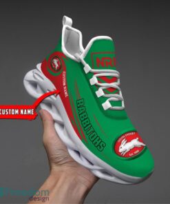 South Sydney Rabbitohs NRL Max Soul Shoes Sneakers Sport Gift For Fans Running Shoes Custom Name Product Photo 1