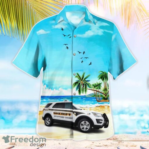 Stafford, Virginia, Stafford County Office Beach Hawaiian Shirt Product Photo 3