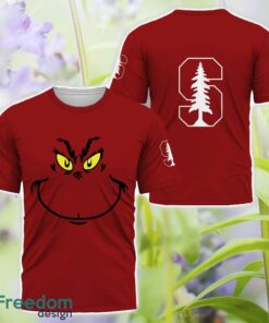 Stanford Cardinal Grinch Face All Over Printed 3D T-Shirt Sweatshirt Hoodie Product Photo 3