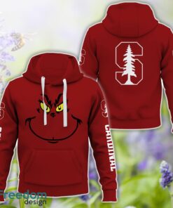 Stanford Cardinal Grinch Face All Over Printed 3D T-Shirt Sweatshirt Hoodie Product Photo 1