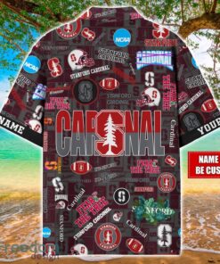 Stanford Cardinal Logo Hawaiian Shirt For Fans Trending Beach Shirt Custom Name Product Photo 2