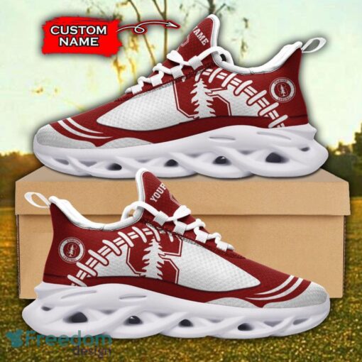 Stanford Cardinal NCAA Max Soul Shoes Big Logo And Custom Name Sneakers For Men Women Product Photo 2