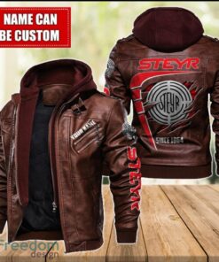 Steyr 2D Leather Jacket For Men Custom Name Special Gift Ideas Product Photo 2