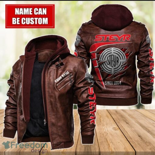 Steyr 2D Leather Jacket For Men Custom Name Special Gift Ideas Product Photo 2