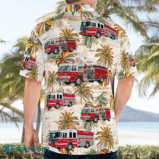 Stockbridge, Berkshire County, Massachusetts, Stockbridge Fire Department Beach Hawaiian Shirt Product Photo 2