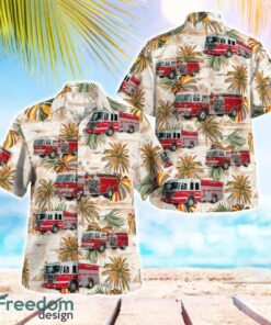 Stockbridge, Berkshire County, Massachusetts, Stockbridge Fire Department Beach Hawaiian Shirt Product Photo 1