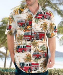 Stockbridge, Berkshire County, Massachusetts, Stockbridge Fire Department Beach Hawaiian Shirt Product Photo 4