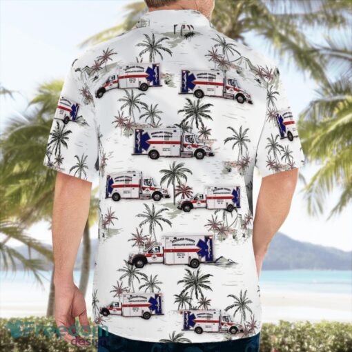 Stoddard County, Missouri, Stoddard County Ambulance District Beach Hawaiian Shirt Product Photo 2