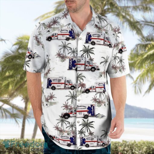 Stoddard County, Missouri, Stoddard County Ambulance District Beach Hawaiian Shirt Product Photo 4