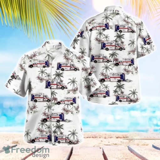 Stoddard County, Missouri, Stoddard County Ambulance District Beach Hawaiian Shirt Product Photo 1