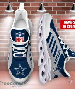 Striped Custom Name Sneakers Dallas Cowboys NFL Max Soul Shoes For Men And Women Product Photo 4