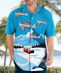 Swiss Air Force Dewoitine D.27 Beach Hawaiian Shirt Product Photo 3