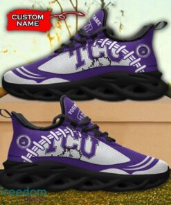 TCU Horned Frogs NCAA Max Soul Shoes Big Logo And Custom Name Sneakers For Men Women Product Photo 1