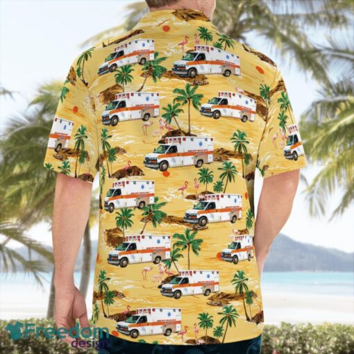 Tennessee, Sevier County Ambulance Service Beach Hawaiian Shirt Product Photo 2