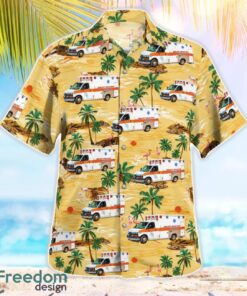 Tennessee, Sevier County Ambulance Service Beach Hawaiian Shirt Product Photo 3