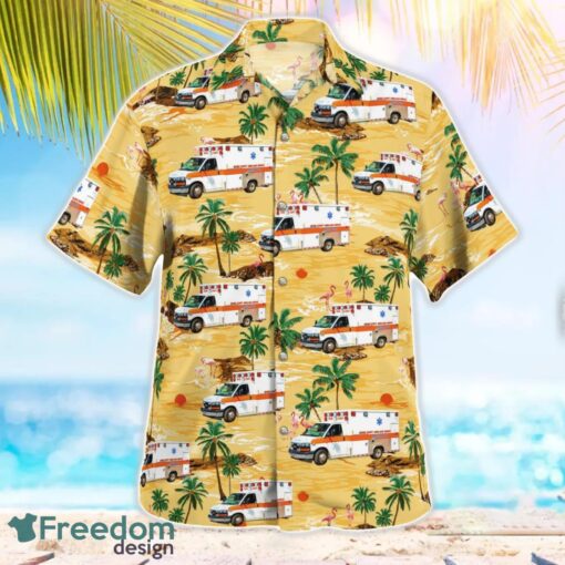 Tennessee, Sevier County Ambulance Service Beach Hawaiian Shirt Product Photo 3