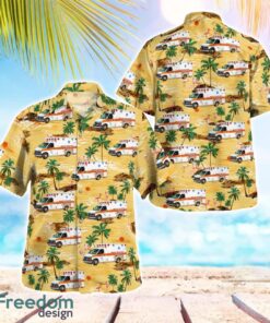 Tennessee, Sevier County Ambulance Service Beach Hawaiian Shirt Product Photo 1