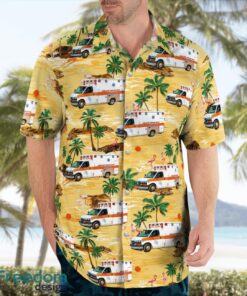 Tennessee, Sevier County Ambulance Service Beach Hawaiian Shirt Product Photo 4