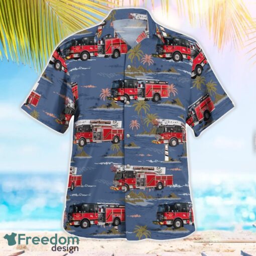 Tennessee Signal Mountain Fire Department Beach Hawaiian Shirt Product Photo 2