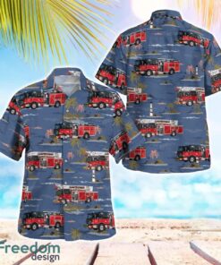 Tennessee Signal Mountain Fire Department Beach Hawaiian Shirt Product Photo 1