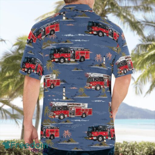 Tennessee Signal Mountain Fire Department Beach Hawaiian Shirt Product Photo 4