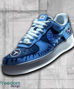 Tennessee Titans NFL Sparkling AF1 Shoes Representation All Over Print Gift Air Force 1 Sneaker