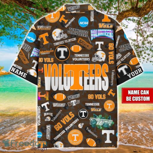 Tennessee Volunteers Logo Hawaiian Shirt For Fans Trending Beach Shirt Custom Name Product Photo 2