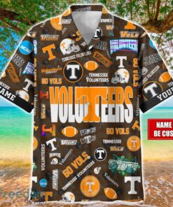 Tennessee Volunteers Logo Hawaiian Shirt For Fans Trending Beach Shirt Custom Name