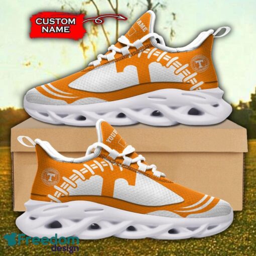 Tennessee Volunteers NCAA Max Soul Shoes Big Logo And Custom Name Sneakers For Men Women Product Photo 2