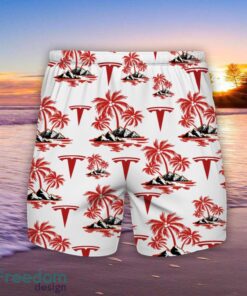 Tesla Hawaiian Shirt And Shorts Beach Lover Gift Hawaii Shirt For Men And Women Product Photo 2