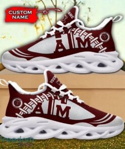 Texas A&M Aggies NCAA Max Soul Shoes Big Logo And Custom Name Sneakers For Men Women Product Photo 2