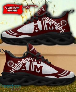 Texas A&M Aggies NCAA Max Soul Shoes Big Logo And Custom Name Sneakers For Men Women