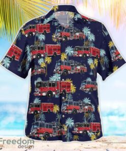 Texas Bellmead Fire Department Tropical 3D Hawaiian Shirt Gift For Summer Product Photo 2